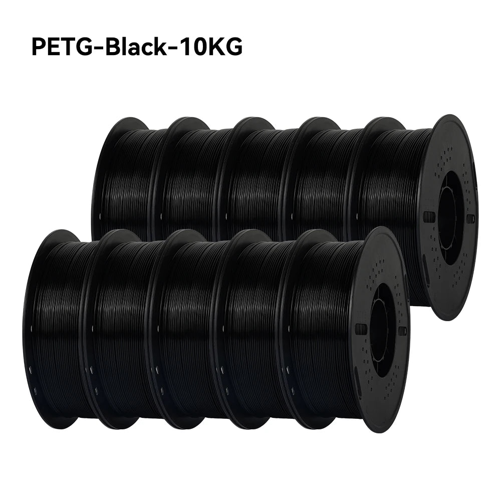 3D Printer Filament PETG 10KG 1.75mm Tangle-Free 20 Colors KINGROON
