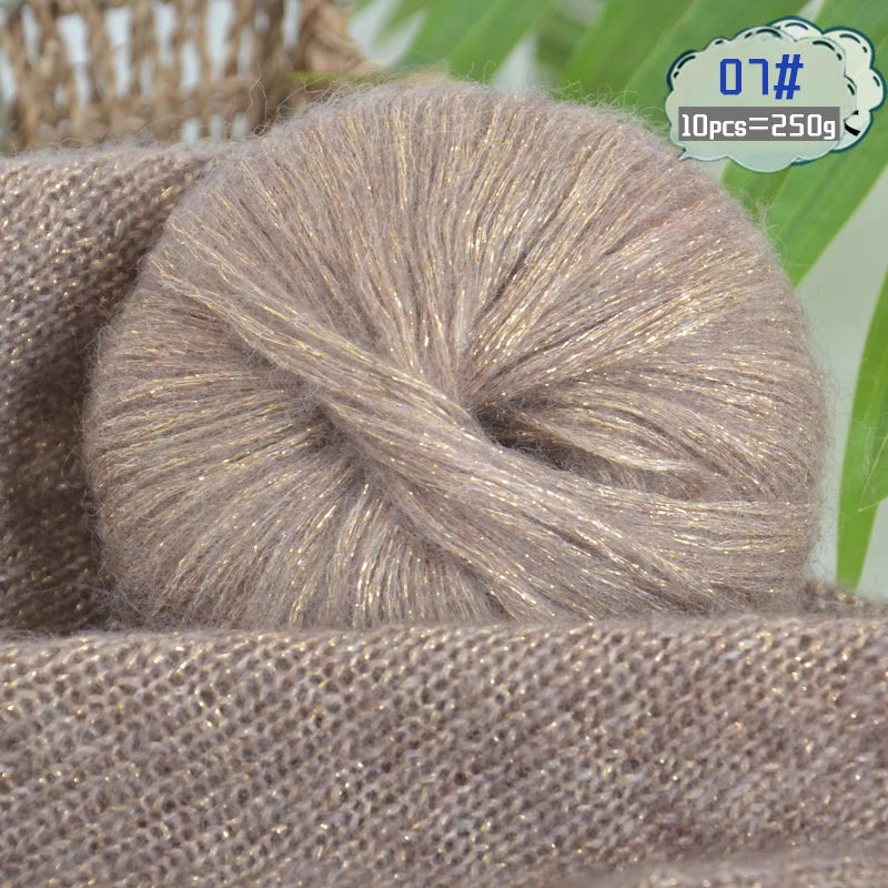 Yarn, Glitter Effect for Knitting Sweaters, Scarves, Hats & Handmade Gifts