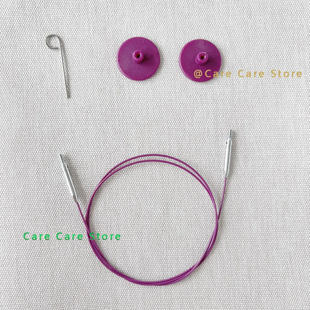 Knitting Needle Cable, KnitPro Thin & Flex Swivel for Interchangeable Tips