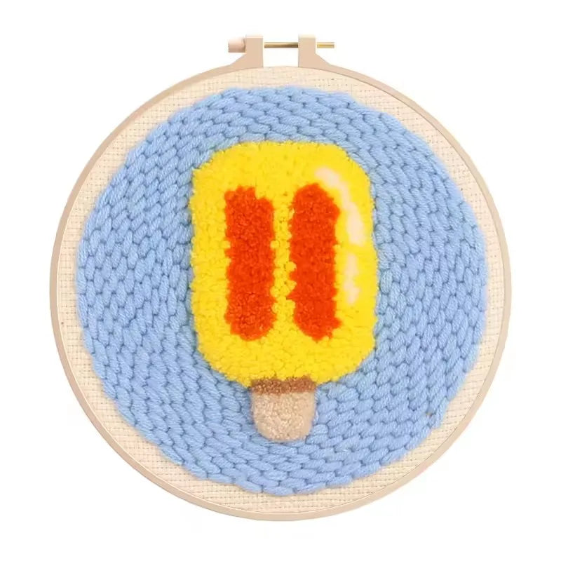Punch Needle Kit, SDOYUNO Cartoon Animals for Beginner Embroidery Crafts