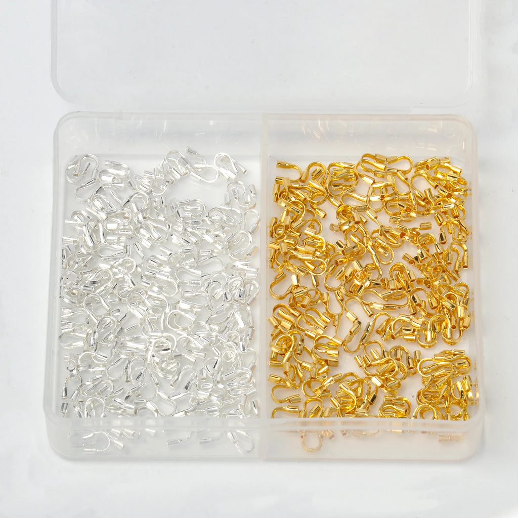 Wire Guards Gold-Tone U-Shape Beading Protectors DIY Jewelry Making