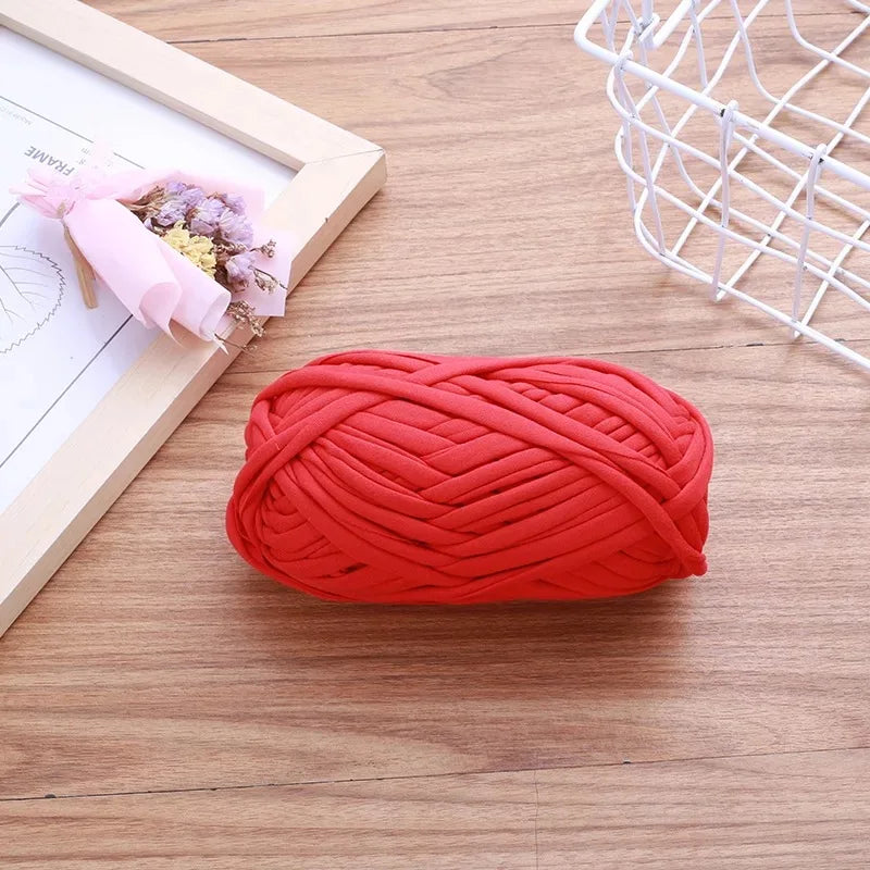 Yarn, Flat T-Shirt Style for Crochet Rugs, Bags, Slippers & Handmade Crafts