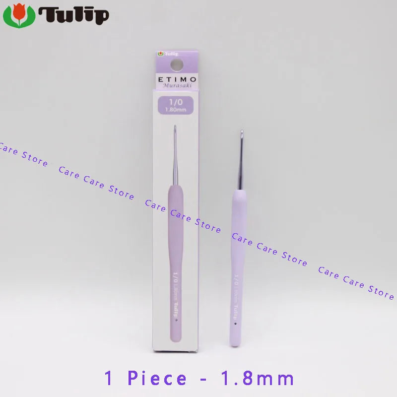 Crochet Hook, Tulip Etimo Murasaki Cushion Grip for Handmade Yarn Crafts