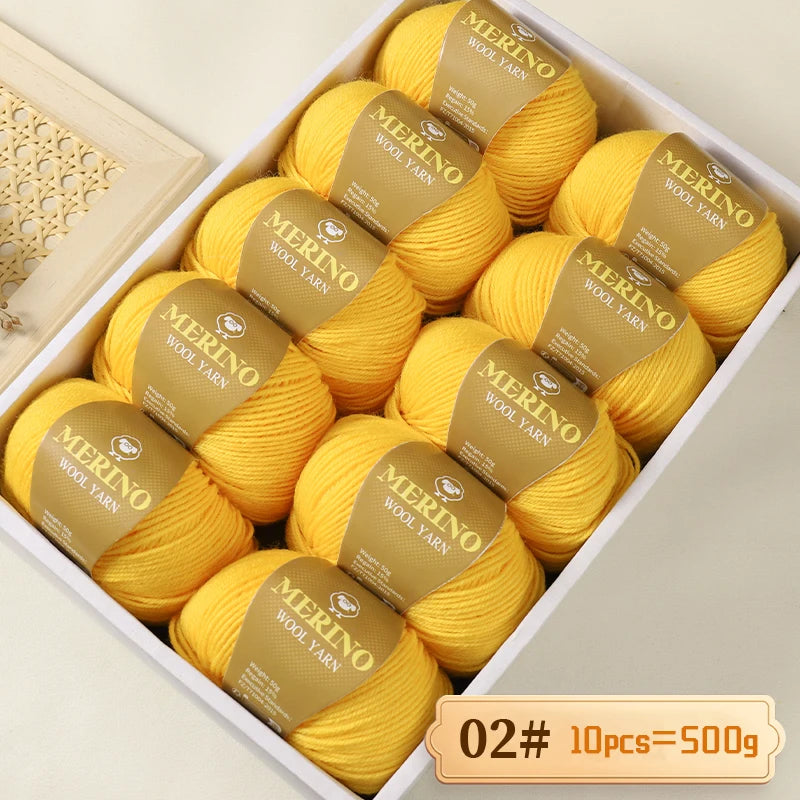 Yarn, Medium-Fine for Hand Knitting Sweaters, Scarves & Winter Hats