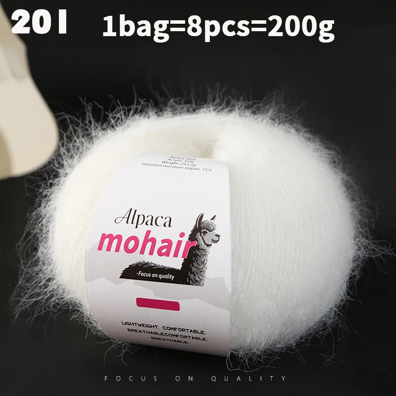 Yarn, Long-Pile Texture for Knitting Gloves, Hair Ties & Creative Crafts
