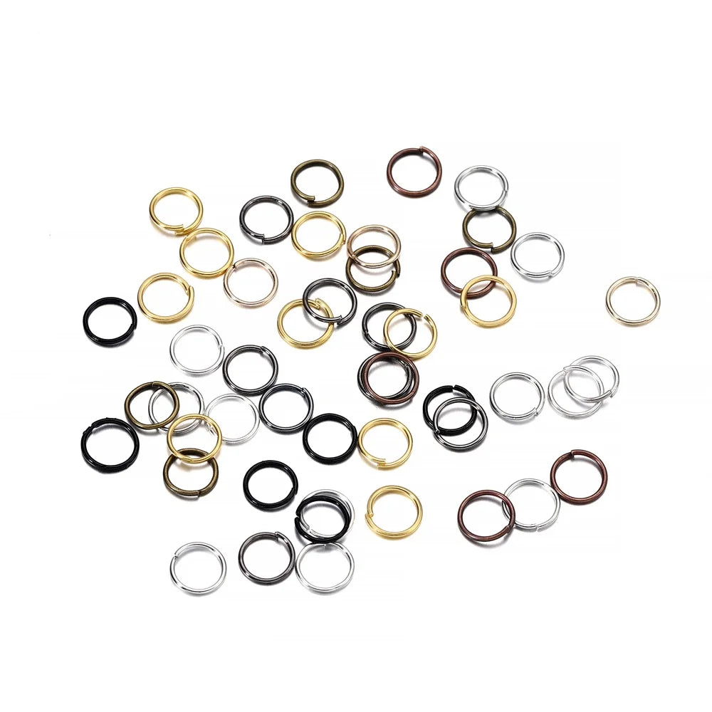 Jump Rings Open Single Loops Split Necklace Bracelet DIY Jewelry Making