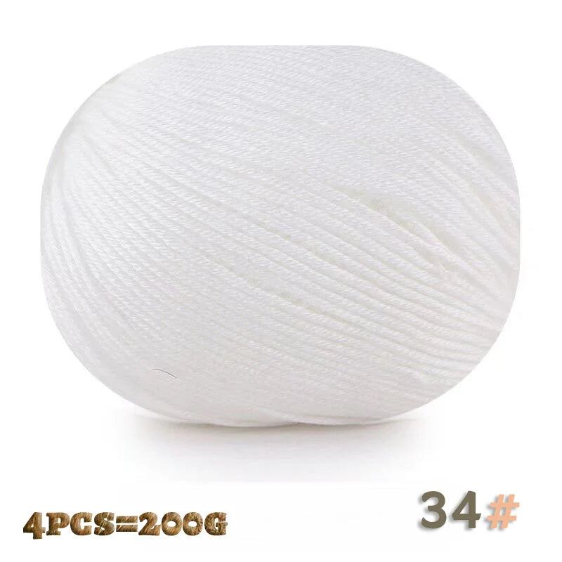 Yarn, Medium-Thick for Handmade Sweaters, Hats, Scarves, Gloves & Shoes