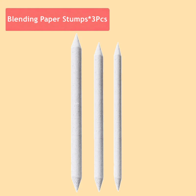 Sketch Blending Stump & Eraser Set — 3 to 13 Pieces Graphite Charcoal Blending