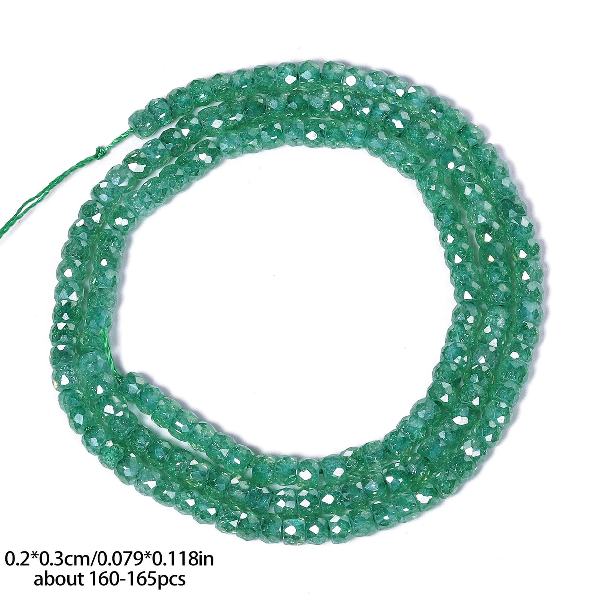 Stone Beads Faceted Abacus Zircon-Style for DIY Jewelry Making Bracelet Supplies