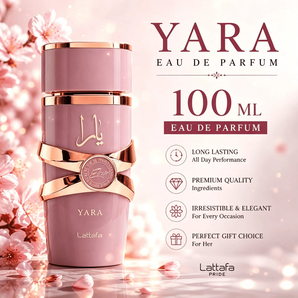 Lattafa Yara & Asad Perfume & Cologne EDP 3.4 oz Women's & Men's Scent Options