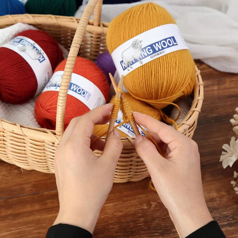 Yarn, Medium Thickness for Knitting Sweaters, Coats, Scarves & Winter Hats
