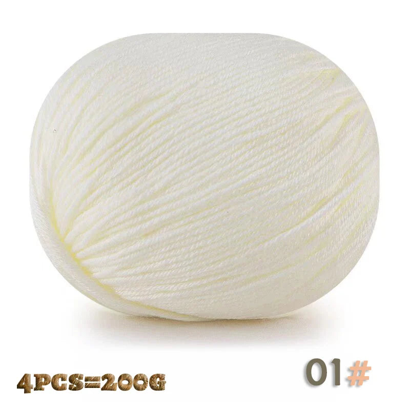 Yarn, Medium-Thick for Handmade Sweaters, Hats, Scarves, Gloves & Shoes
