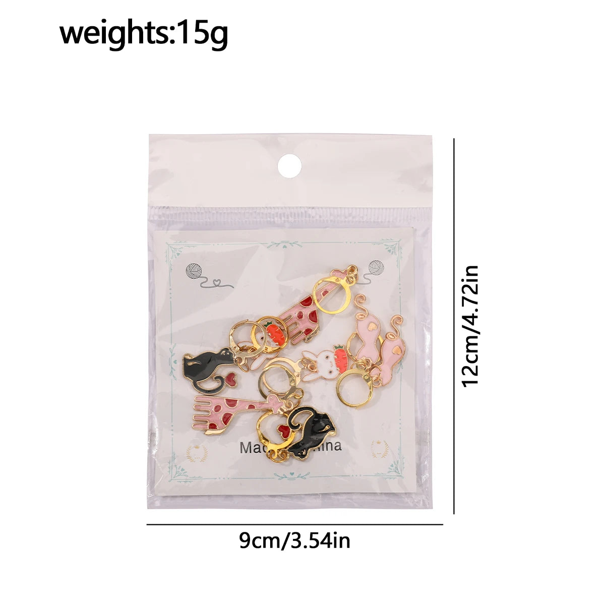 Stitch Markers, Needle Clip & Counter Accessories for Knitting Projects
