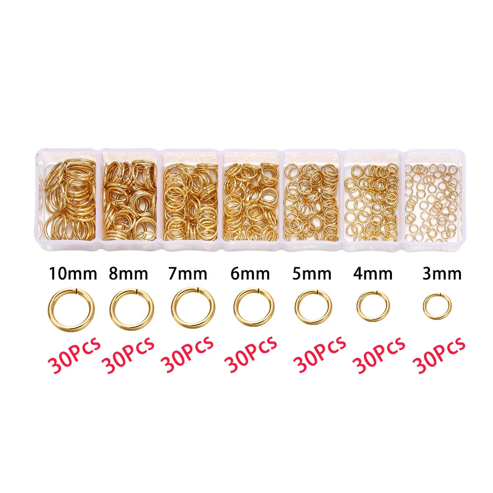 Jewelry Making Kits Stainless Steel Lobster Clasps Open Jump DIY Jewelry Making