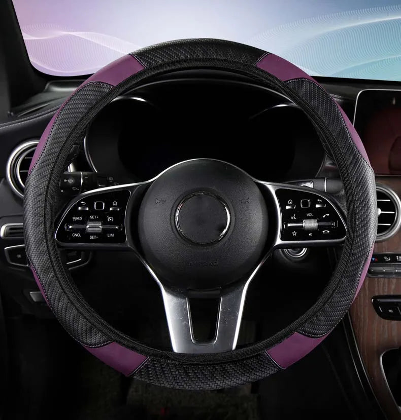 Car Steering Wheel Cover Breathable Steering Wheel Cover Anti-Slip Comfort