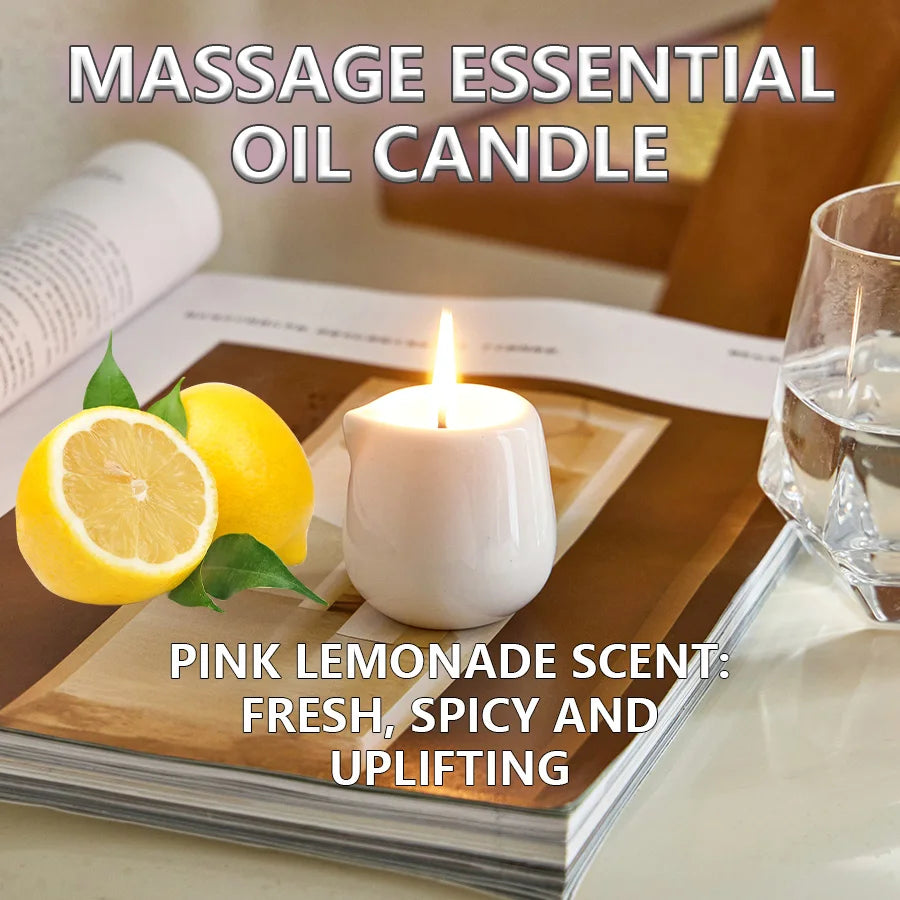 Massage Candles EVODUCK Ceramic Lavender Gardenia Cedar Woody Fragrances