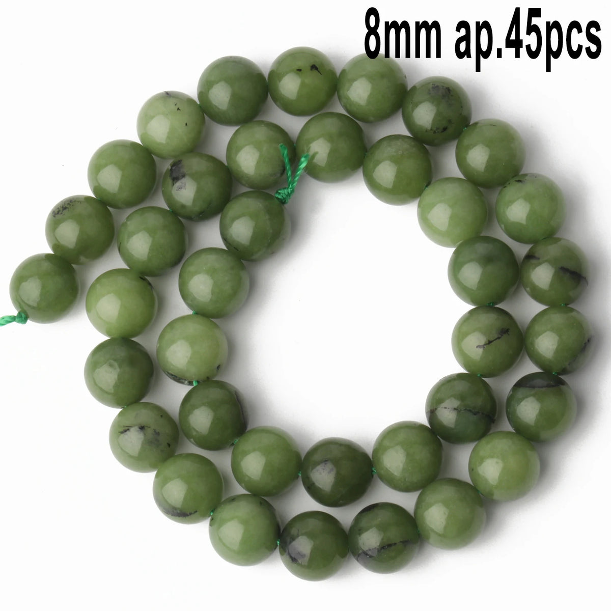 Stone Beads Green Jade-Style Faceted Mixed Shapes for DIY Jewelry Making