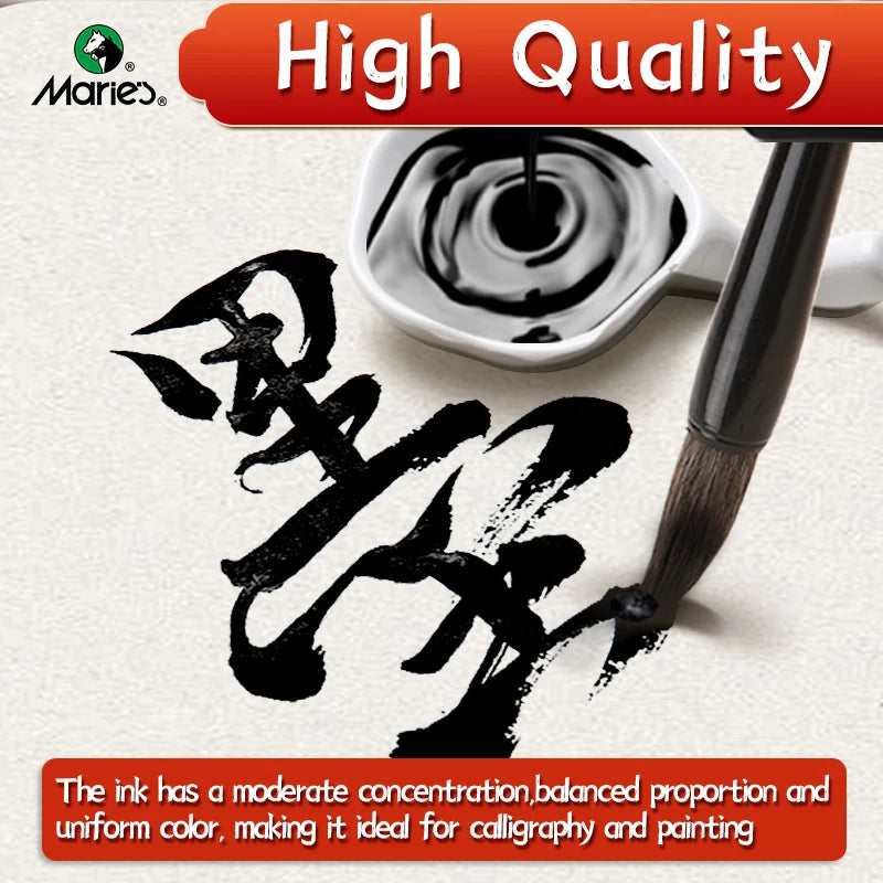 Marie's Calligraphy & Sumi Liquid Ink — 100g, 250g or 500g Bottle