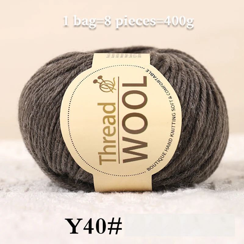 Yarn, Medium-Thick for Sweaters, Scarves, Gloves, Socks, Shawls & Coats