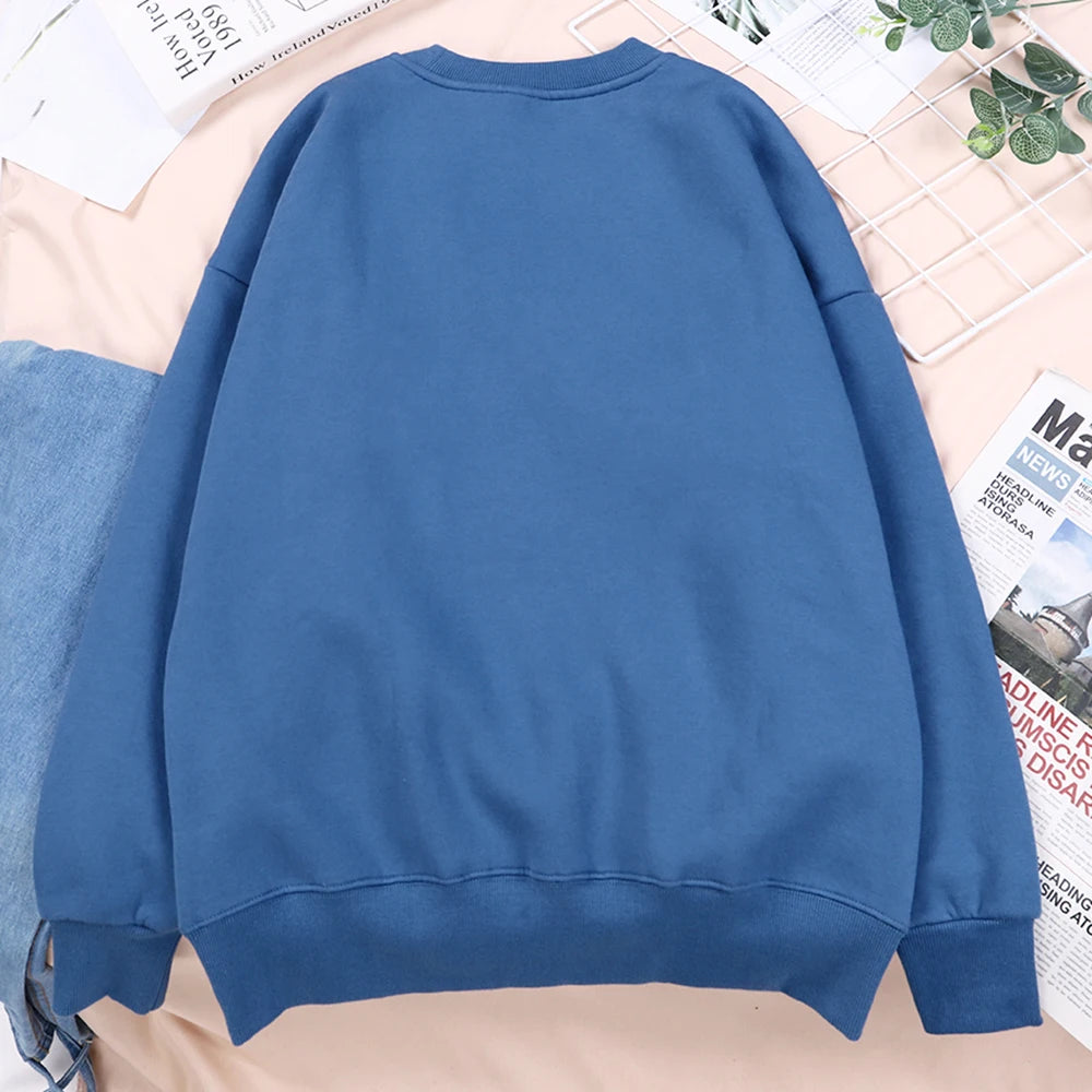 Sweatshirt Unisex Mystery of Who Gives a Sh*t Parody Fleece Crewneck Pullover