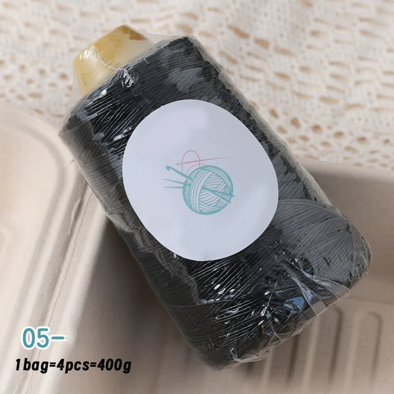 Yarn, Shiny Core-Spun for Bags, Storage Baskets, Slippers & Craft Projects