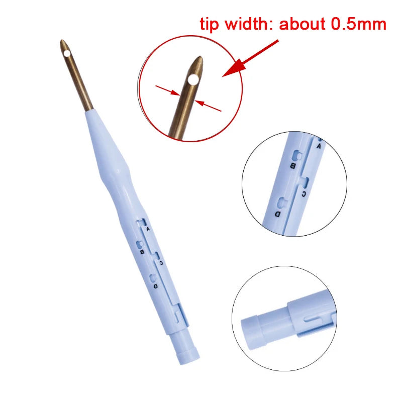 Punch Needle Tool Set, Adjustable Embroidery Pen for Handmade Yarn Crafts
