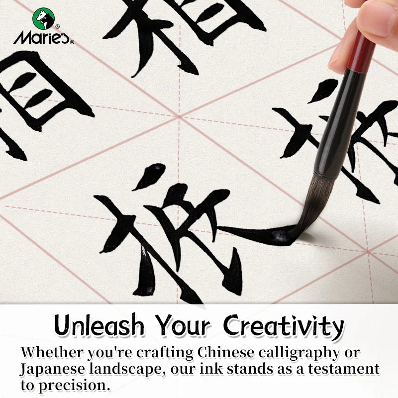 Marie's Calligraphy & Sumi Liquid Ink — 100g, 250g or 500g Bottle
