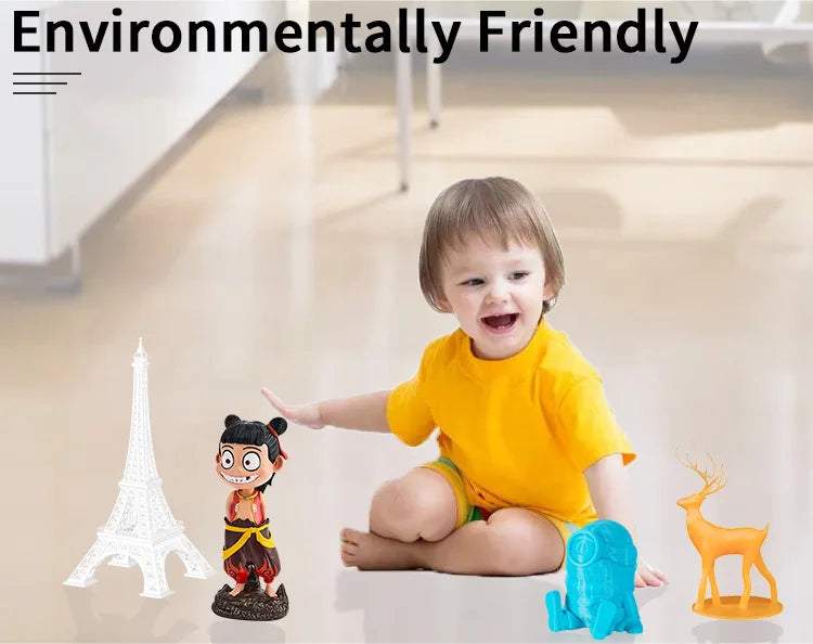 5KG PLA PETG TPU Filament 1.75mm High Quality 3D Printing Material Degradable Eco-friendly For 3D Printer Plastic 5 Rolls