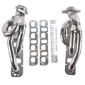 Stainless Steel Shorty Exhaust Headers Kit for 2009-2017 Dodge Ram 1500 5.7L V8 HEMI