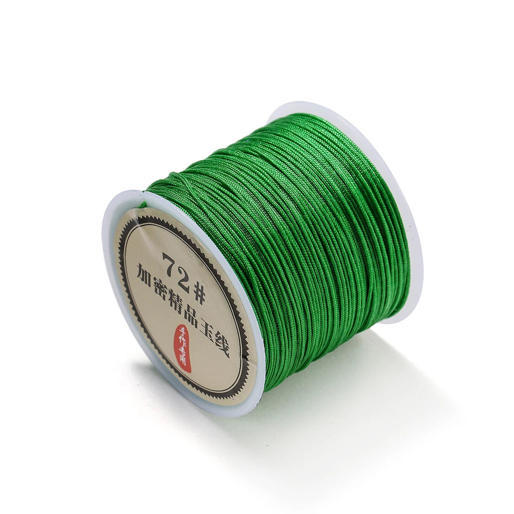Beading Cord Nylon Chinese Knot Bracelet Braided String Tassel Craft Supplies