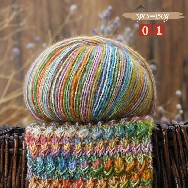 Yarn, Camouflage Colors for Hand Knitting Sweaters & Crochet Projects