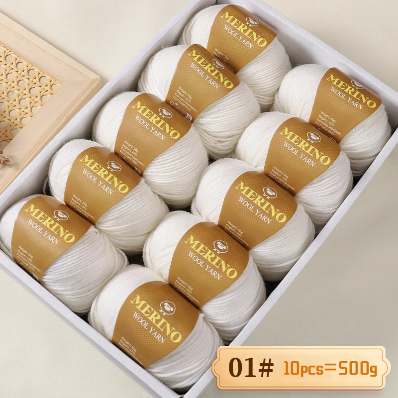 Yarn, Medium-Fine for Hand Knitting Sweaters, Scarves & Winter Hats