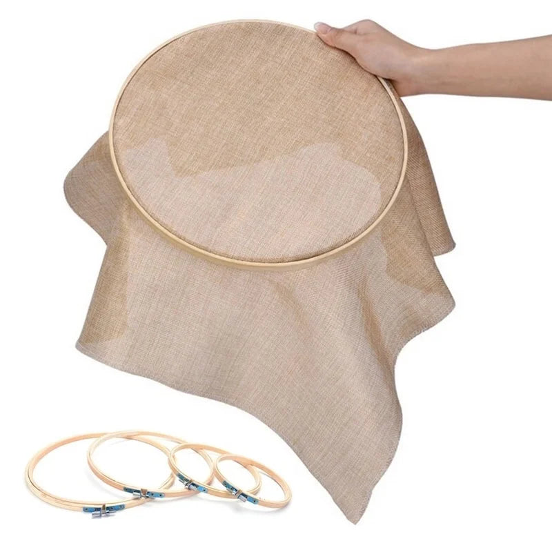 Embroidery Hoops, Round Display Frames for Handmade Needlecraft Art