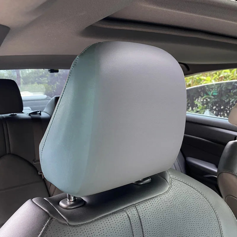 Universal Leather Car Headrest Cover Premium Quality Replacement Accessory