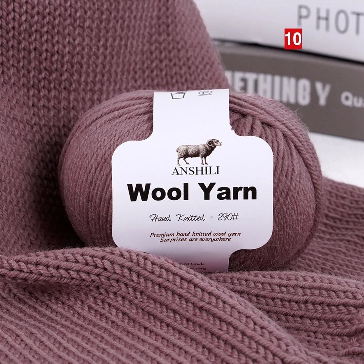 Yarn, Medium-Thick for Sweaters, Scarves, Gloves, Blankets & Cozy Crafts