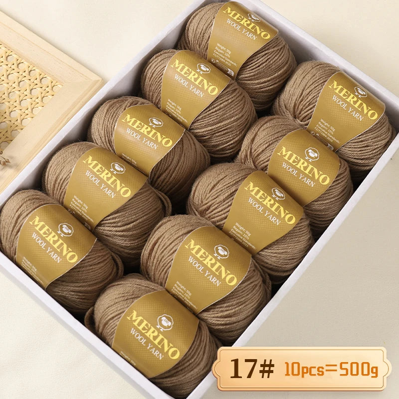 Yarn, Medium-Fine for Hand Knitting Sweaters, Scarves & Winter Hats