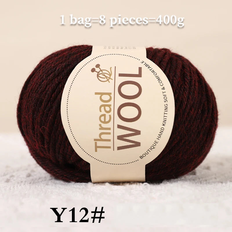 Yarn, Medium-Thick for Sweaters, Scarves, Gloves, Socks, Shawls & Coats
