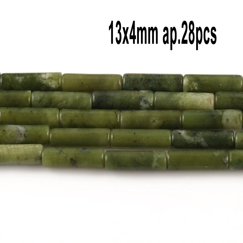 Stone Beads Green Jade-Style Faceted Mixed Shapes for DIY Jewelry Making