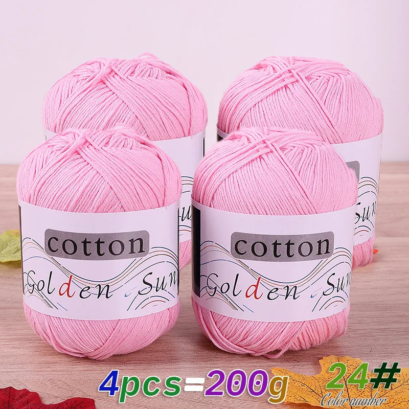 Yarn, Medium-Fine for Crochet Sweaters, Vests, Hats & Small Blankets