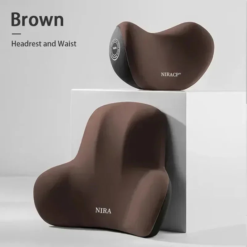 Ergonomic Car Headrest and Lumbar Premium Quality Replacement Accessory