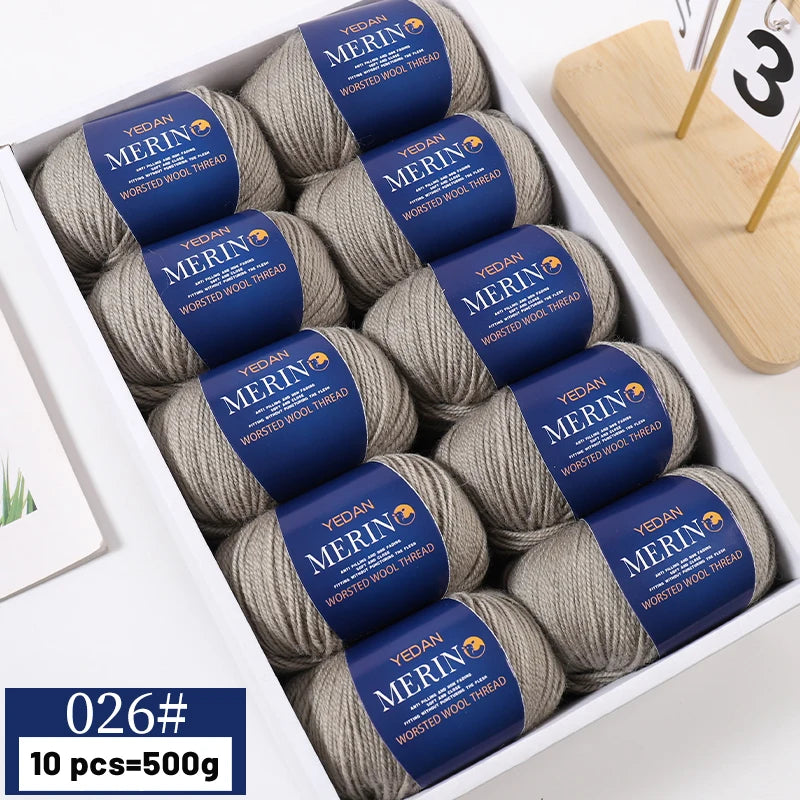 Yarn, Fine for Hand Knitting Sweaters, Scarves, Hats & Winter Accessories