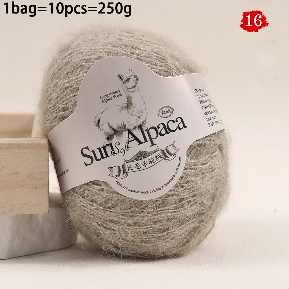 Yarn, Long-Pile Multicolor for Sweaters, Gloves, Shawls & Decorative Crafts