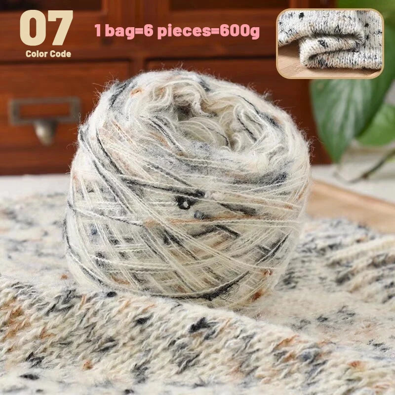 Yarn, Rainbow Colors for Sweaters, Scarves, Hats, Blankets & Shawls