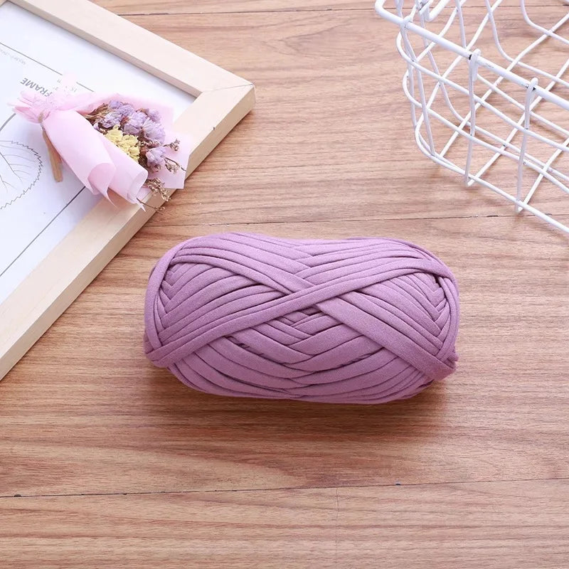 Yarn, Flat T-Shirt Style for Crochet Rugs, Bags, Slippers & Handmade Crafts