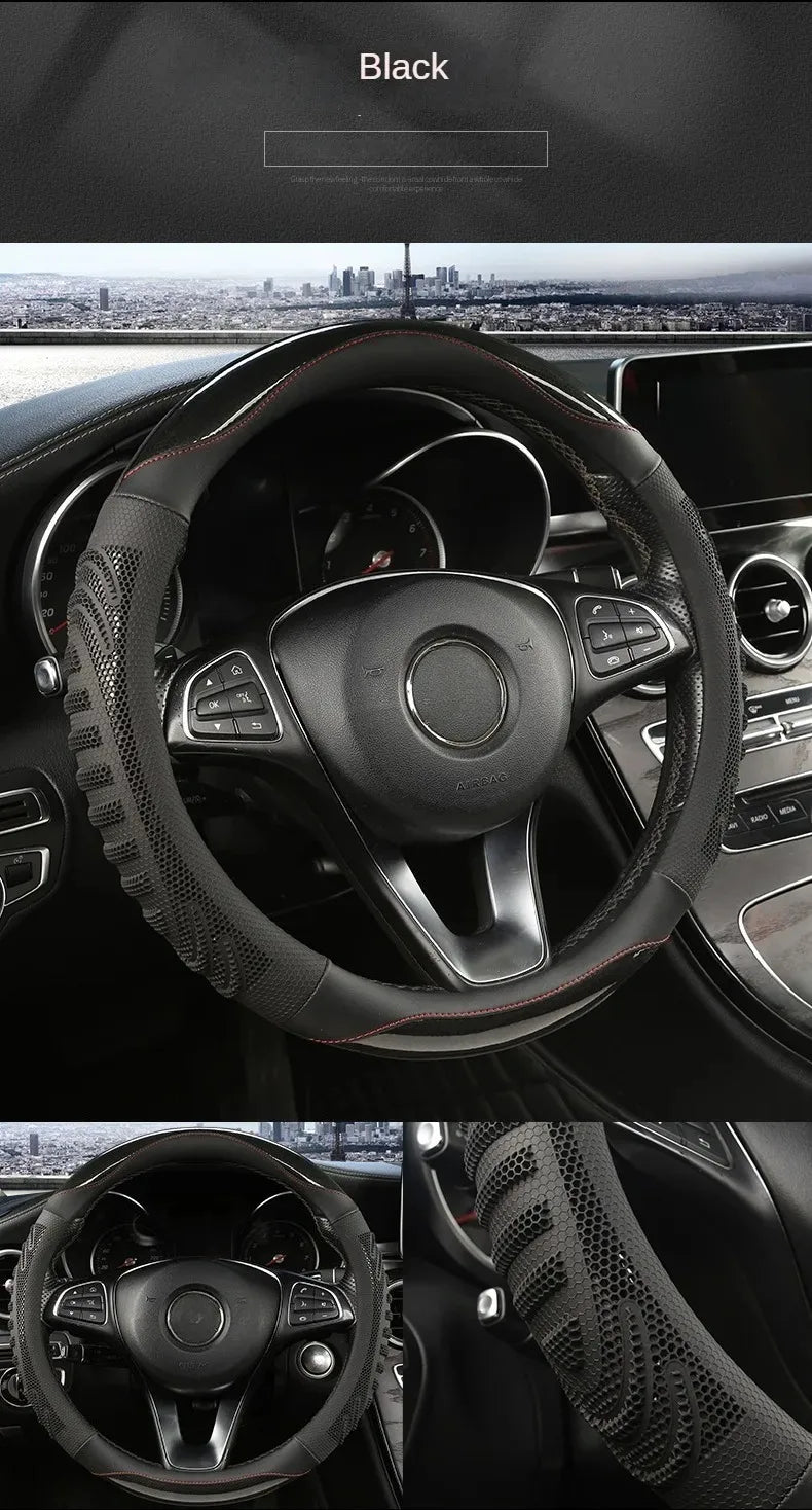 Three-dimensional Honeycomb Steering Wheel Cover Steering Wheel Cover Anti-Slip Comfort