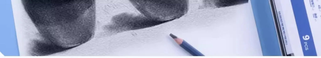 NYONI Matte Sketch Pencil Set — Iron Case, Eraser & Blending Stump Included