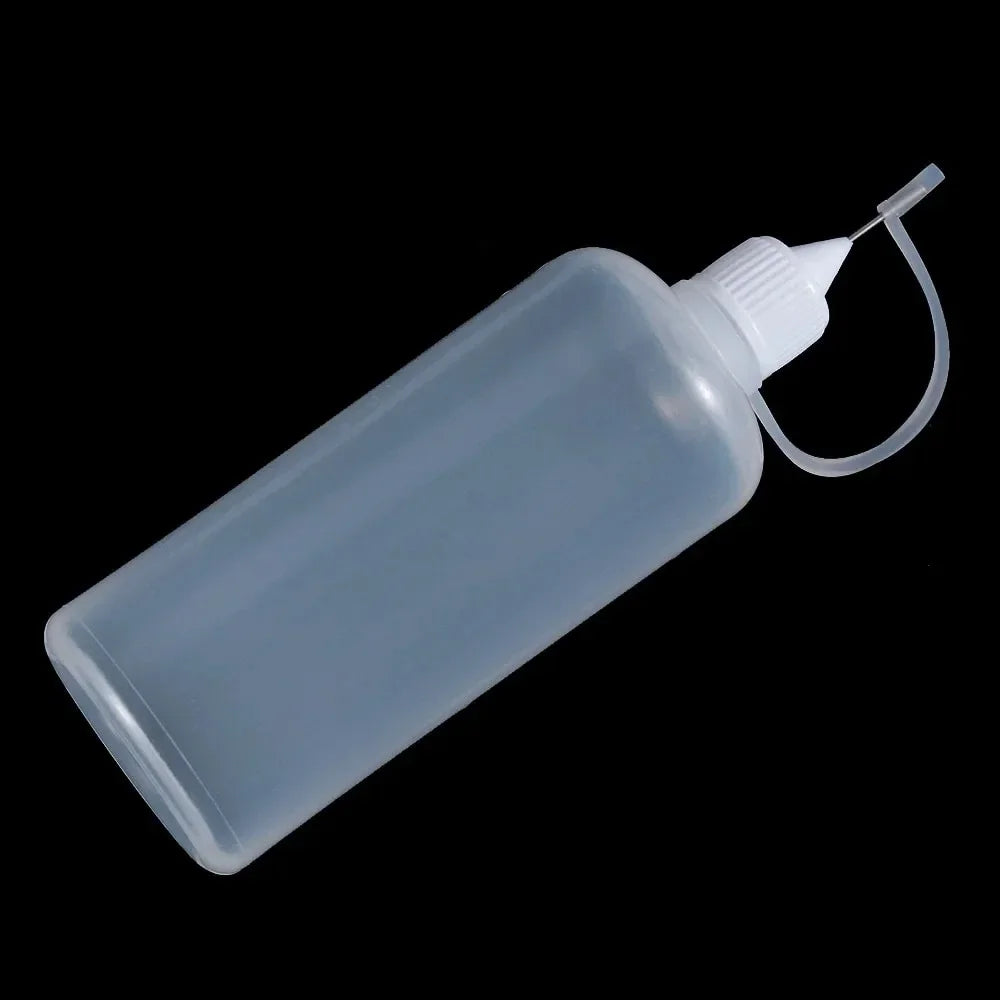 Glue Applicator Bottles Empty Needle Tip Paper Quilling Craft Tools 5 Pack