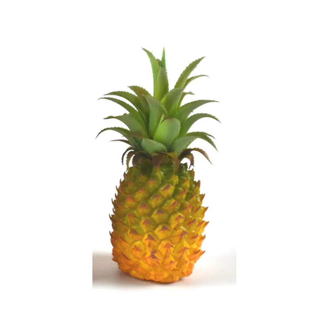 Large Yellow Pineapple Tropical Fruits Decorative Foam Artificial Imitation Fake Decorations Display Decor DIY Craft