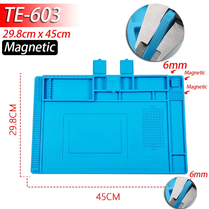 Soldering Station Mat Silicone Work Premium Quality Replacement Accessory