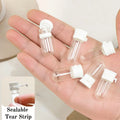 Travel Bottles Empty Clear Glass Cosmetic Sample Containers 10 Pack